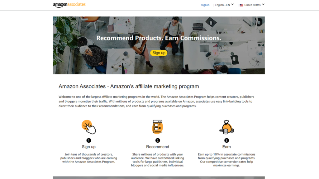 Amazon Associates Top Affiliate Networks with Wide-Ranging Products and Services,  Affiliate Marketing Networks 