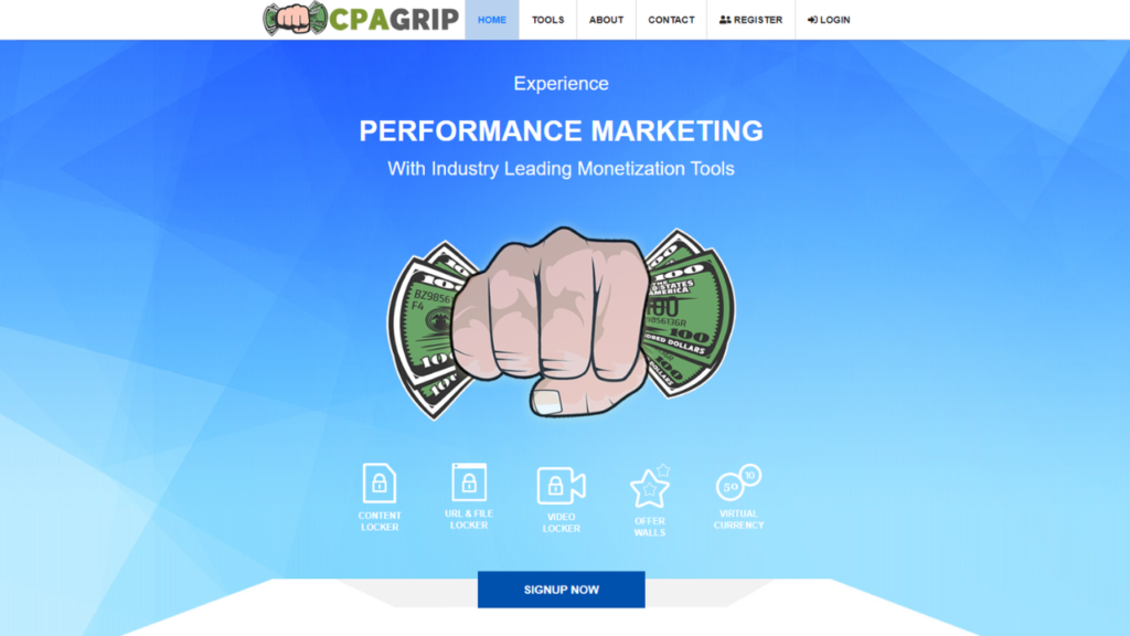 CPAGrip Top CPA Marketing Networks for Publishers