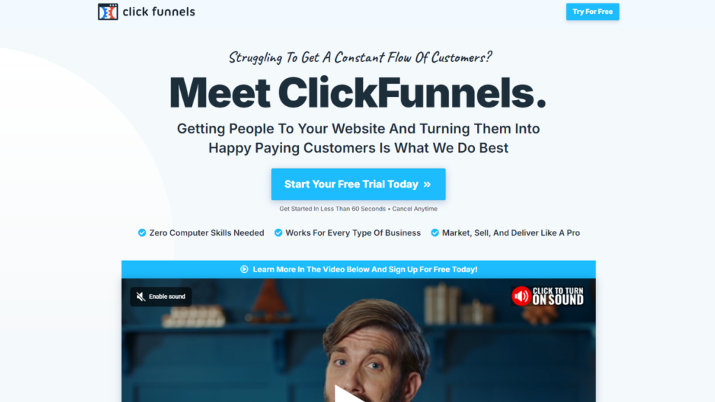 Top Landing Page Builder ClickFunnels - AFFILIATE STUDIES