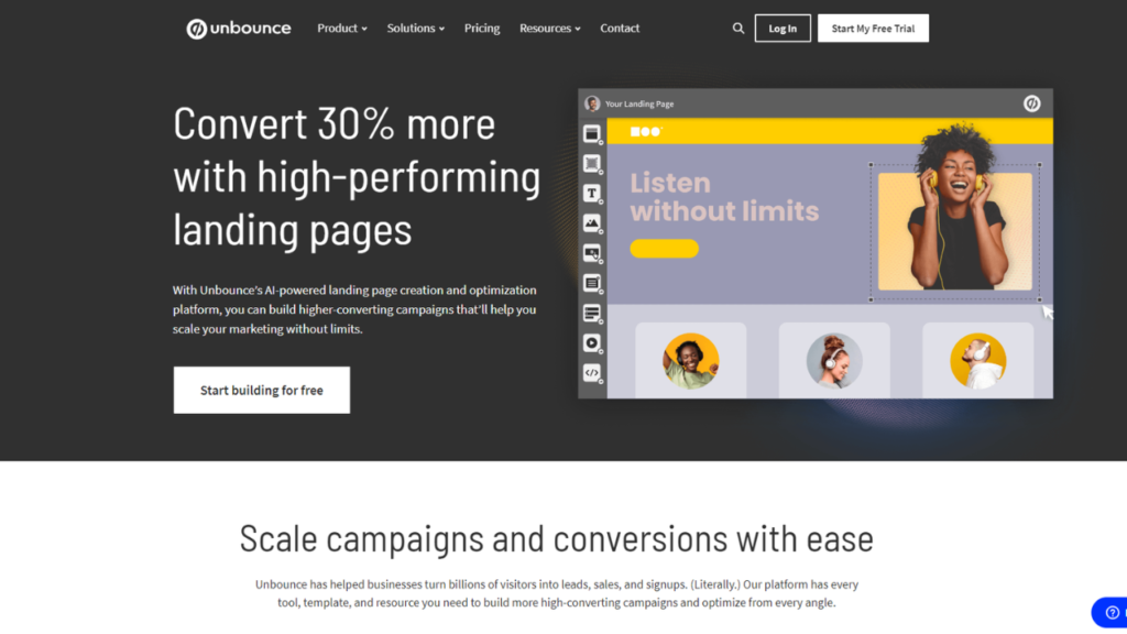 Top Landing Page Builder Unbounce - AFFILIATE STUDIES