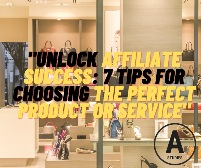 Ready to dive into affiliate marketing but not sure where to start? Choosing the right product or service is crucial for success.