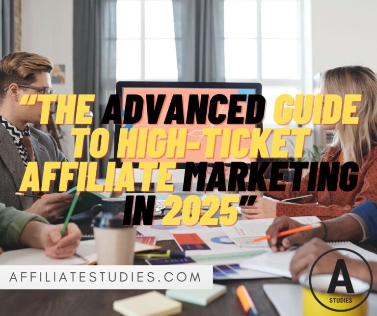 The Advanced Guide to High-Ticket Affiliate Marketing in 2025