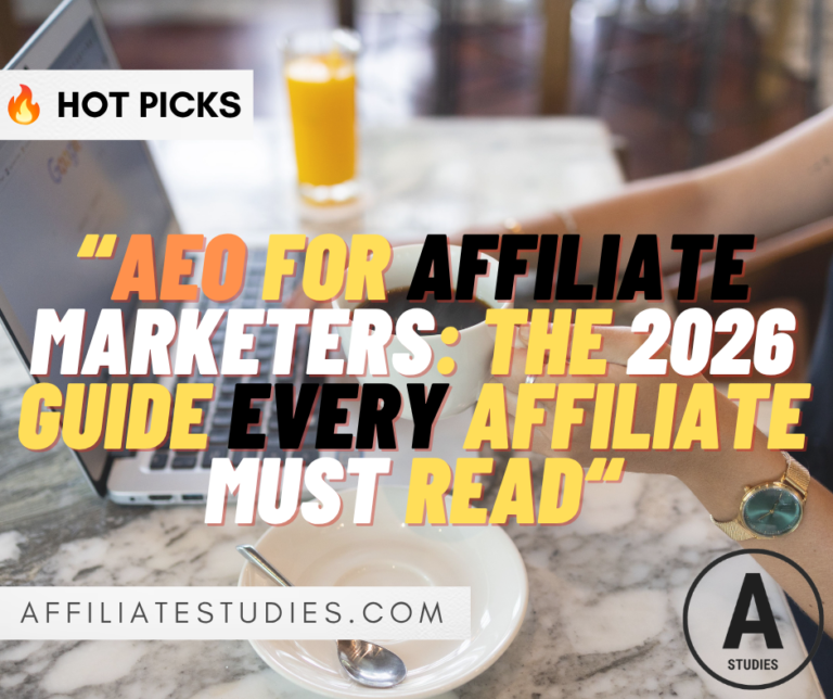 “AEO for Affiliate Marketers: The 2026 Guide Every Affiliate Must Read“
