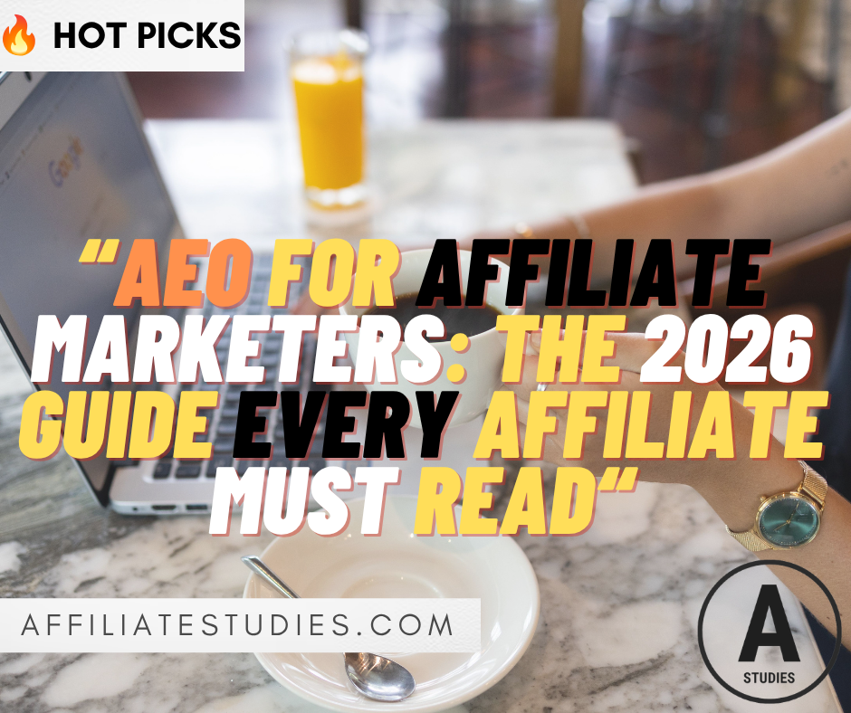 “AEO for Affiliate Marketers: The 2026 Guide Every Affiliate Must Read“